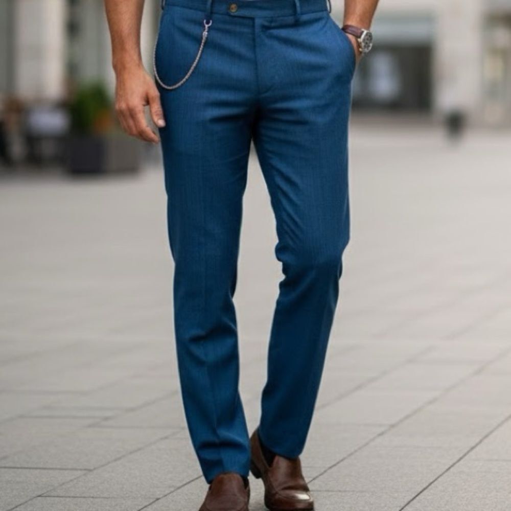 Botany 500 Blue Suit Pants Size 42L NWT